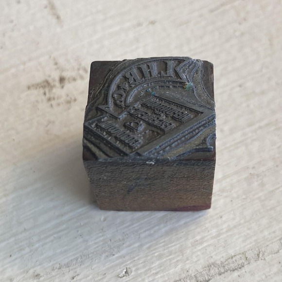 Unbranded/Generic Other - Antique‎ Wood Metal Letterpress Print Block - LHB & Co